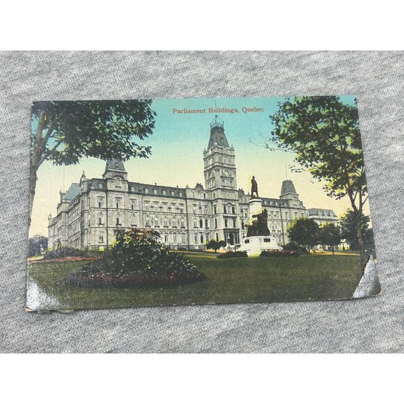 Parliament Assemble National buildings Quebec City Canada Postcard - Picture 1 of 7